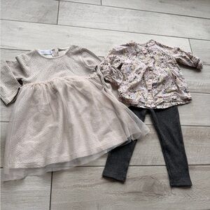 Adorable Toddler Zara Dress and Outfit Set